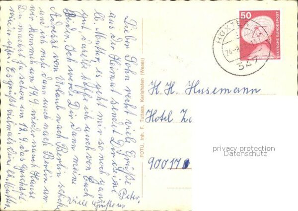 Luechtringen Landkarte Weser – Bild 2
