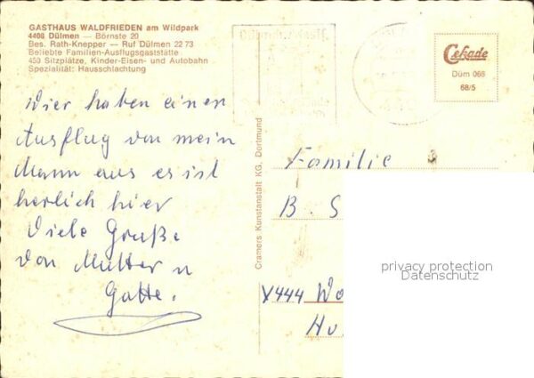 Duelmen Gasthaus Waldfrieden am Wildpark – Bild 2