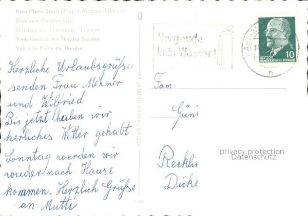 Karl-Marx-Stadt Theaterplatz – Bild 2