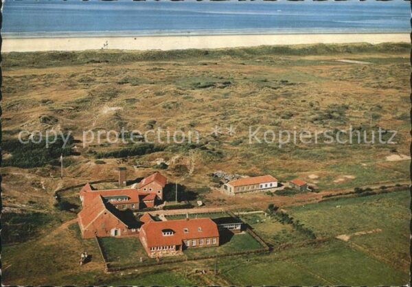 Langeoog Nordseebad Fliegeraufnahme Cafe Restaurant Meier