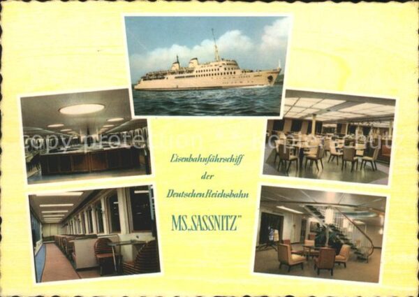 Sassnitz Ostseebad Ruegen Fährschiff MS Sassnitz