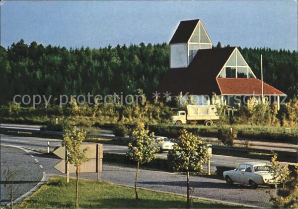 Adelsried Augsburg Autobahnkirche Maria Schutz der Reisend