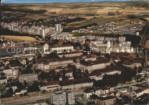Wuerzburg Fliegeraufnahme Unikliniken