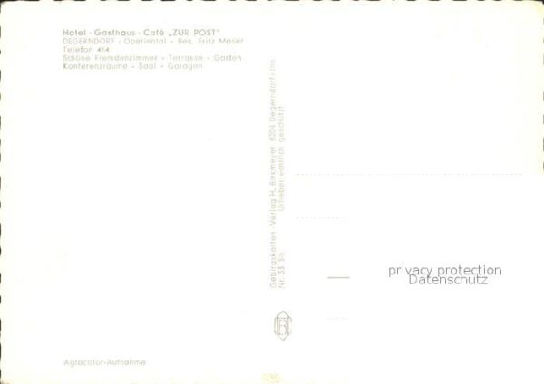 Degerndorf Inn Hotel Gasthaus Cafe Zur Post – Bild 2