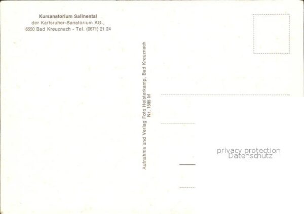 Bad Kreuznach Kursanatorium Salinental – Bild 2