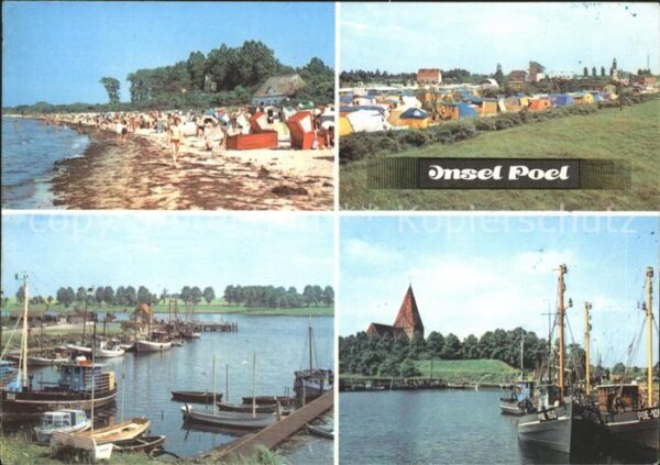 Insel Poel Strand Hafen Camping