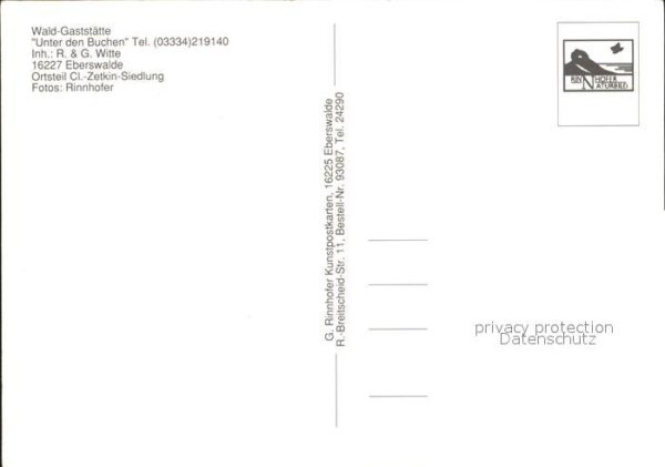 Eberswalde Waldgaststätte Unter den Buchen – Bild 2