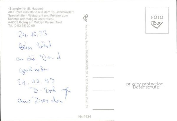 Going Wilden Kaiser Tirol Stanglwirt Restaurant – Bild 2