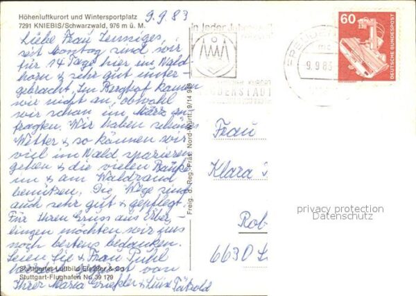 Kniebis Freudenstadt Fliegeraufnahme – Bild 2