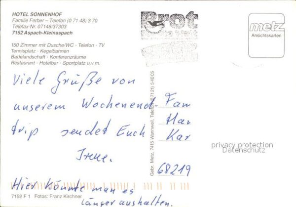 Aspach Backnang Hotel Sonnenhof Pferde Kegeln – Bild 2