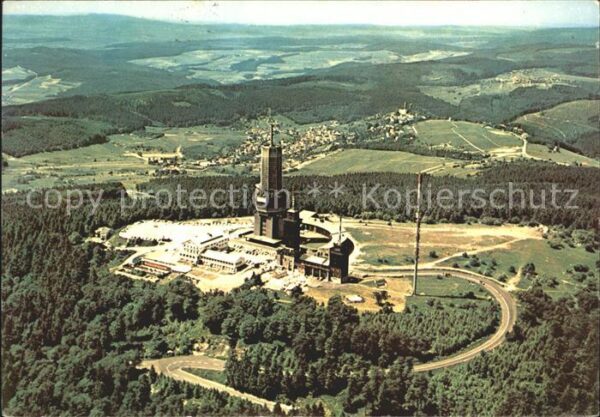 Feldberg Taunus Fernseh-Turm Fliegeraufnahme