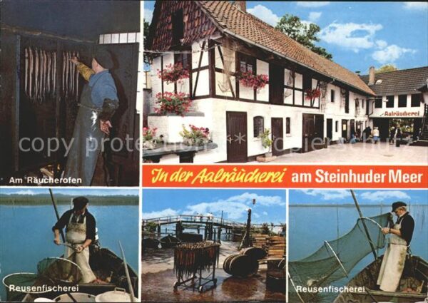 Steinhuder Meer Aalräuchererei Reusenfischerei Räuchero