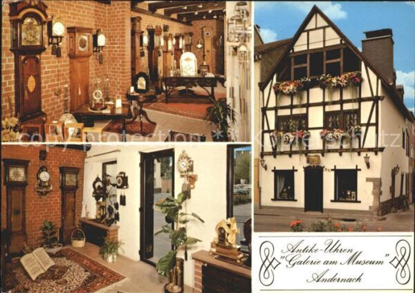 Andernach Galerie am Museum antike Uhren