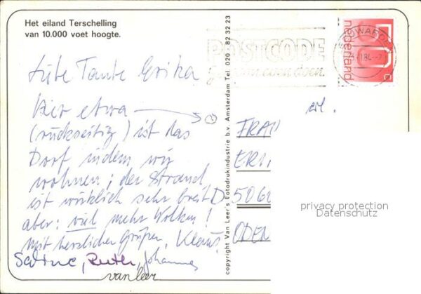 Terschelling Fliegeraufnahme Insel – Bild 2