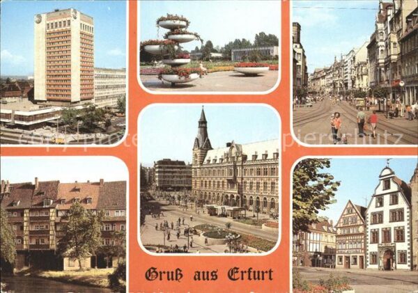 Erfurt IGA Anger Krämerbrücke Postamt