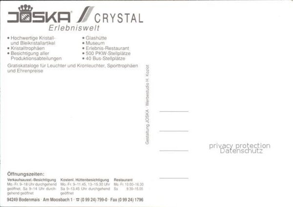 Bodenmais Joska Crystal Glaskunst Restaurant Helm – Bild 2
