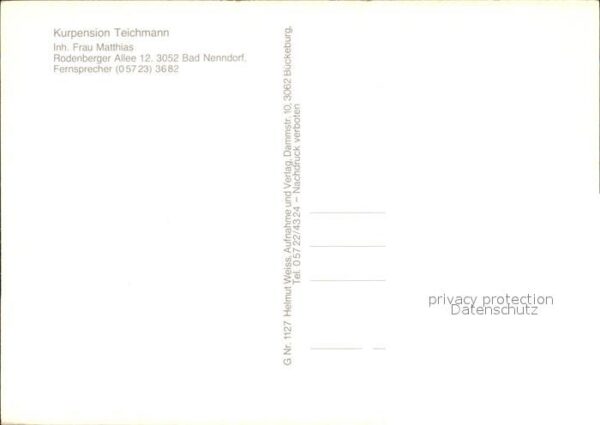 Bad Nenndorf Kurpension Teichmann – Bild 2