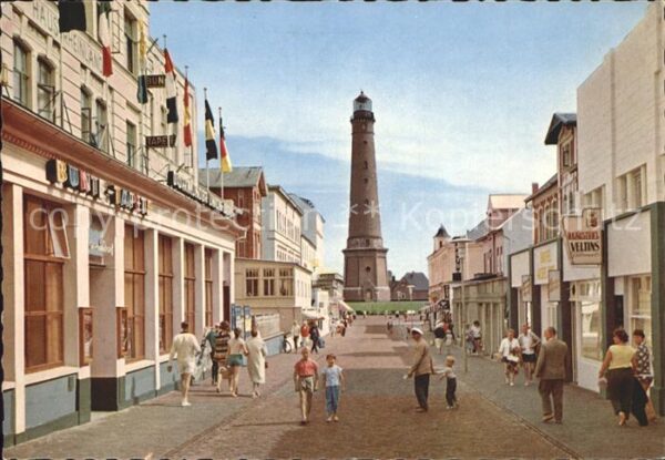 Borkum Strandstrasse Leuchtturm