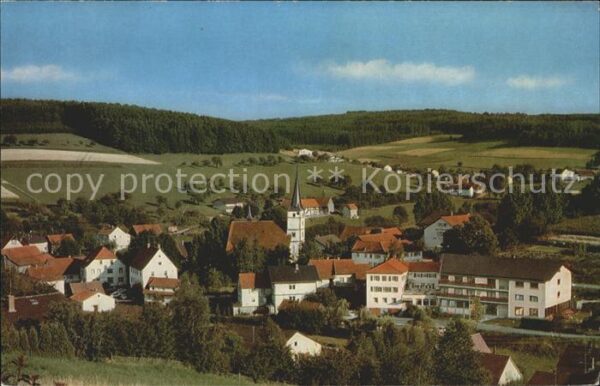 Guettersbach Hotel Pension Zentlinde Ortsansicht