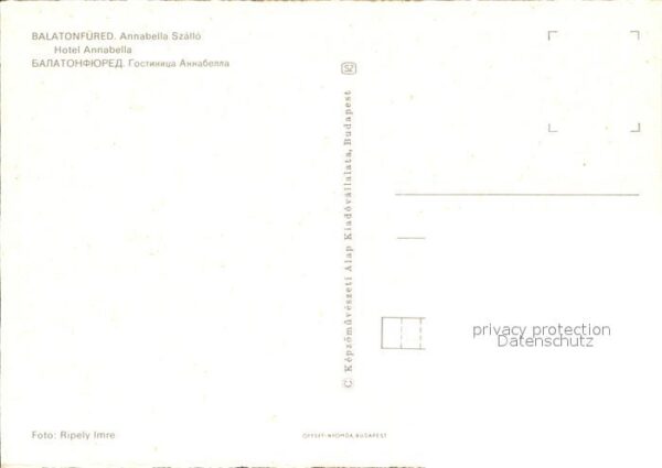 Balatonfuered Hotel Annabella – Bild 2