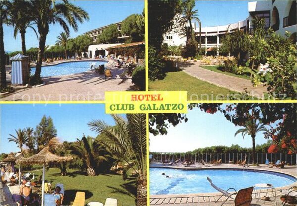 Paguera Mallorca Islas Baleares Hotel Club Galatzo Swimmingpool Park