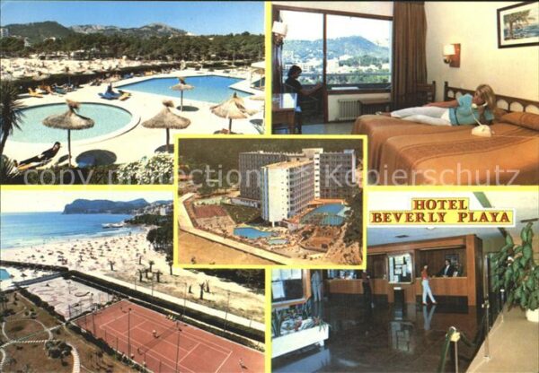 Paguera Mallorca Islas Baleares Hotel Beverly Playa Swimmingpool Tennis