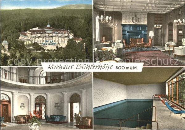 Buehl Baden Kurhaus Bühlerhöhe Hotelhalle Hallenbad