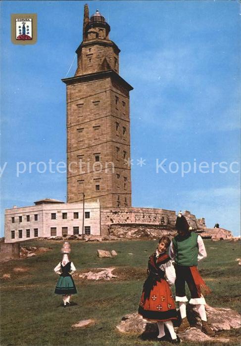 La Coruna Torre de Hercules Landestracht