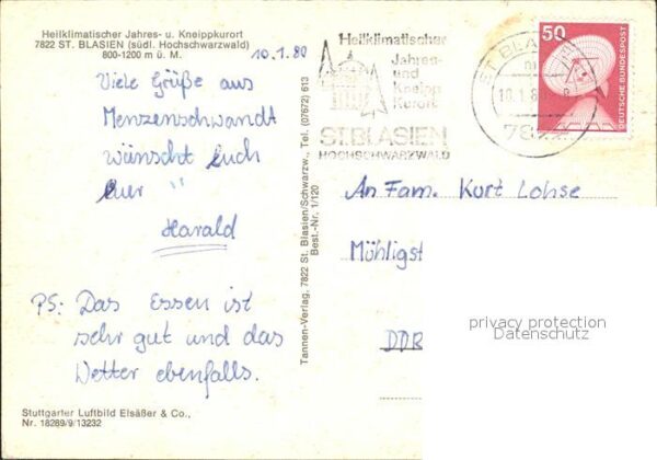 St Blasien Fliegeraufnahme – Bild 2