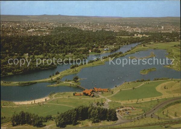 Kassel Freizeitzentrum Fuldaauen Fliegeraufnah
