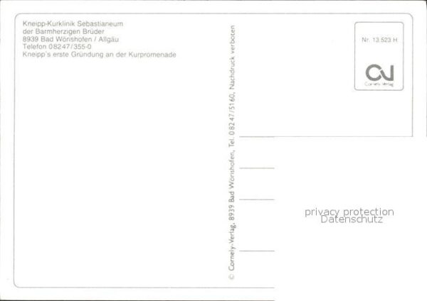 Bad Woerishofen Kneipp Kurklinik Sebastianeum Gastraum – Bild 2