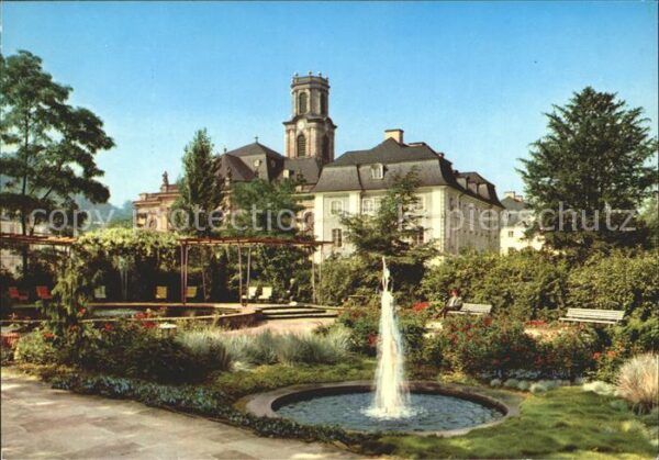 Saarbruecken Ludwigskirche Fontäne