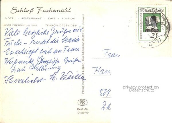Fuchsmuehl Schloss Fuchsmühl Hotel Restaurant Gast – Bild 2