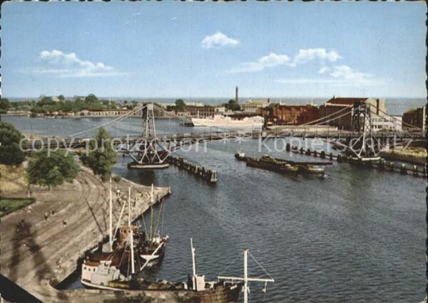 Wilhelmshaven Kaiser Wilhelm Brücke Grösste Drehbrück