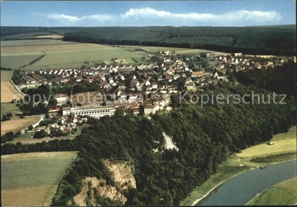 Fuerstenberg Weser Fliegeraufnahme
