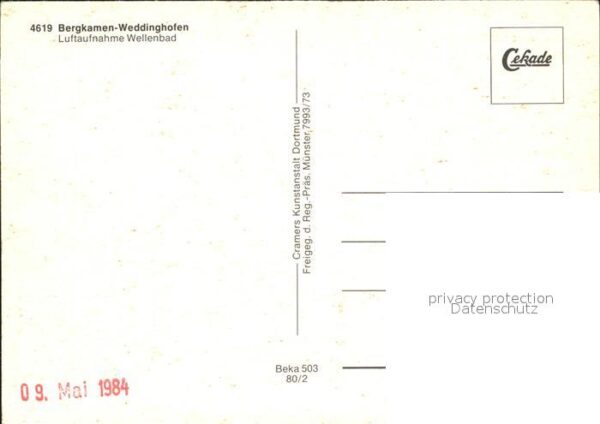Weddinghofen Wellenbad Fliegeraufnahme – Bild 2