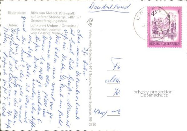 Unken Ortsmitte Saalachtal Gasthof Mellek Ste – Bild 2