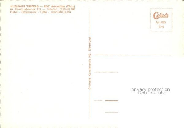 Annweiler Trifels Kurhaus Trifels Aufenthaltsraum Bar – Bild 2