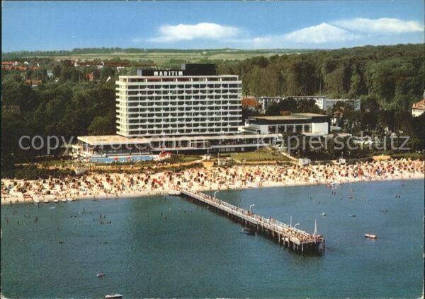Timmendorfer Strand Hotel Maritim Seebrücke Fliegeraufnahme