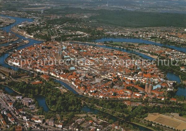 Luebeck Fliegeraufnahme