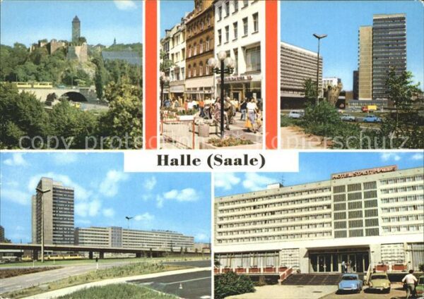 Halle Saale Burg Giebichenstein Klement Gottwald St