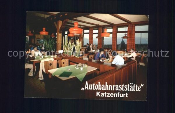 Herborn Hessen Autobahnraststätte Katzenfurt Gastraum