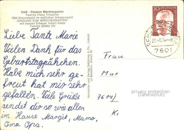 Simonswald Eingang zum Märchengarten – Bild 2
