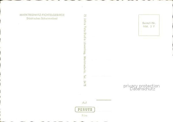 Marktredwitz Städt Schwimmbad Sprungturm – Bild 2