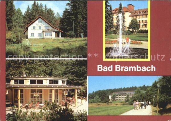 Bad Brambach JH Helmut Just HO Waldcafe Joliot Curie