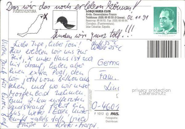 Fuerteventura Lobos Bahia Club Swimmingpool – Bild 2