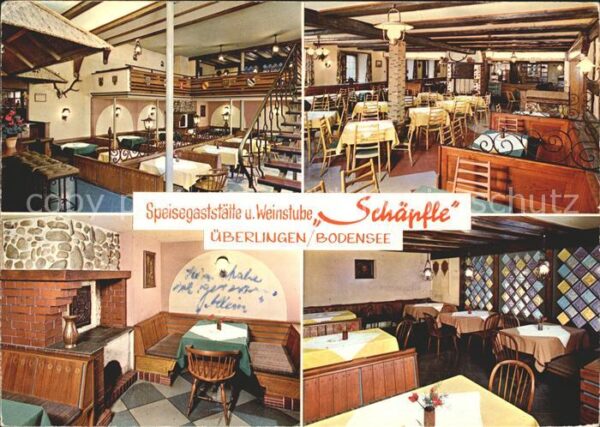 Ueberlingen Bodensee Speisegaststätte Weinstube Schäpfle Gal