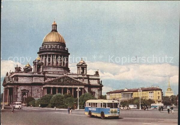 Leningrad St Petersburg Isaak Platz Museum Isaak Kathedrale