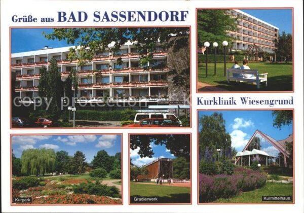 Bad Sassendorf Kurklinik Wiesengrund Kurpark Gradierwe
