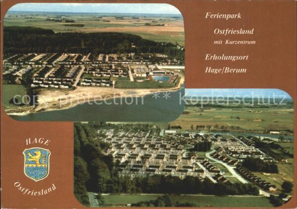 Berum Ostfriesland Ferienpark Ostfriesland Fliegeraufnahme